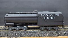 IHC HO 4-8-2 M630 AT&SF Santa Fe 3800 Steam Locomotive in Box