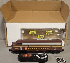 HTF Menards O Gauge Pennsylvania RR F-3 Diesel Locomotive 275-9297 Sounds Remote