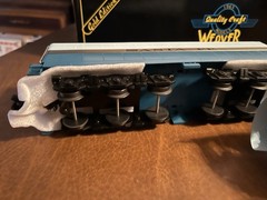 Weaver Gold Edition O Brass 3 Rail Santa Fe Blue Goose Hudson 4-6-4 MIB