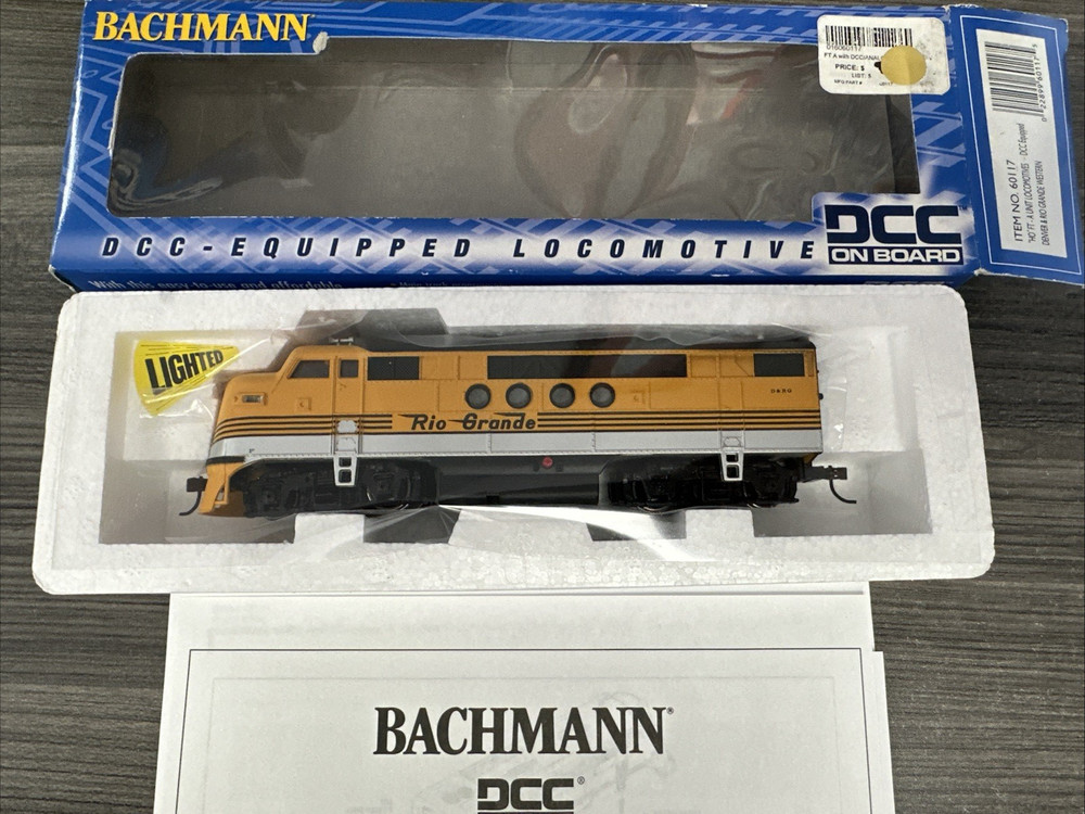 Bachmann HO Scale #60117 FT A Unit Diesel Denver & Rio Grande Western w/DCC NOS!