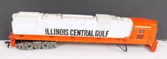 HO / UNBRANDED / ILLINOIS CENTRAL GULF / DIESEL LOCOMOTIVE #1102 / SHELL / PARTS