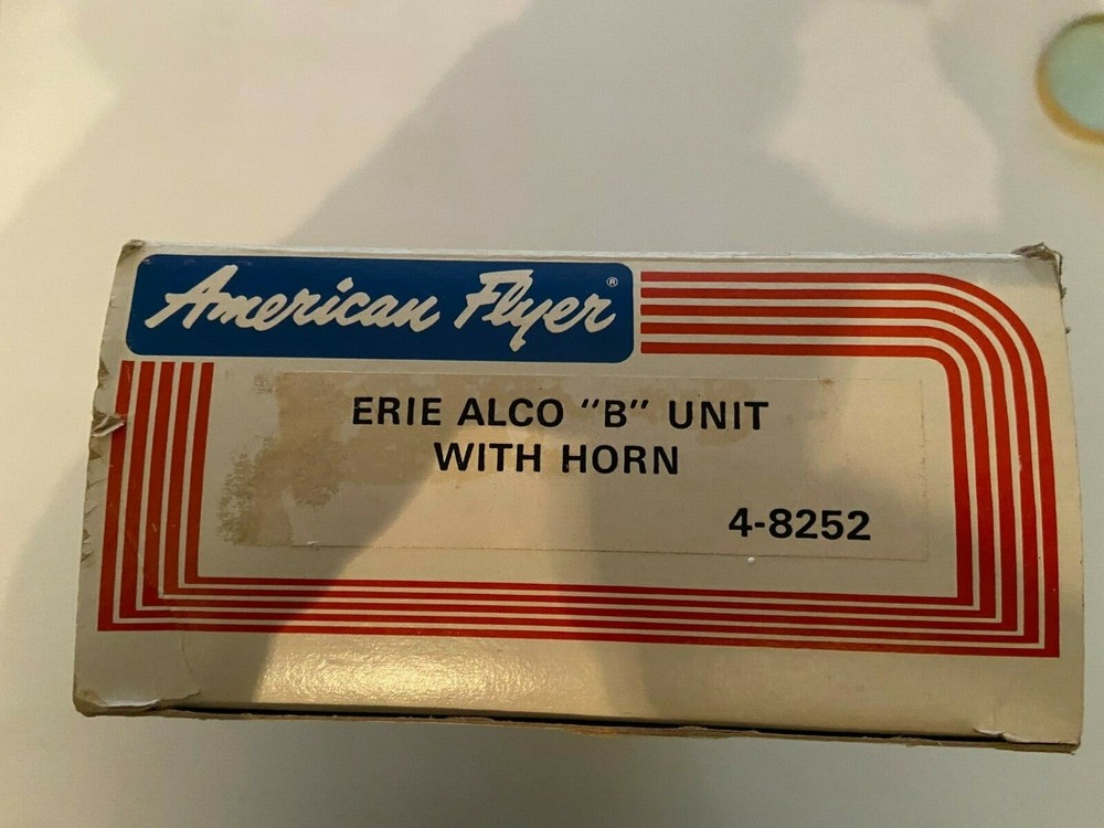 American Flyer 8252 Erie Alco B-Unit DUMMY with Horn LN with original Box