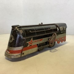 Hafner #2000 Tin Plate Wind-up Locomotive 8.5″ Long