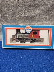 Model Power HO scale “Lil Donkey” 0-4-0-T steam locomotive model.