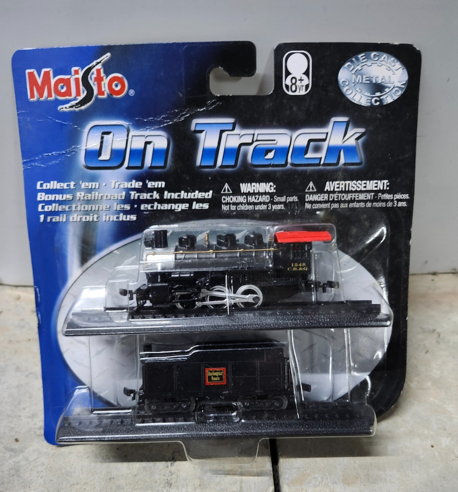 Train Locomotive 2 Pack 2002 ON TRACK Maisto Die Cast MOC NEW #2