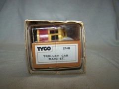 Tyco #214B HO Scale Trolley Car Main Street(DC)