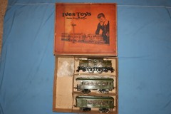 IVES Standard Gauge Set #700 with #3241 Electric Loco & #184 & #186 Passenger