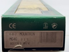 HO Mehano M646 Boston & Maine 4-8-2 Mountain Steam Locomotive B&M #4112