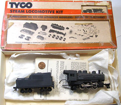 Tyco HO Model R.R. Steam Prairie Locomotive w/Tender Kit 2-6-2 Missing Part BR6