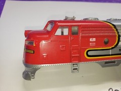 SHELL ONLY FOR BACHMANN HO 61502 SANTA FE 307 EMD F9 DIESEL LOCOMOTIVE NEW PART
