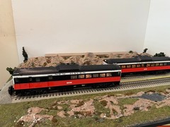 MTH 2231-1 and 2231-3 New Haven RDC 4 car set LN/No Boxes