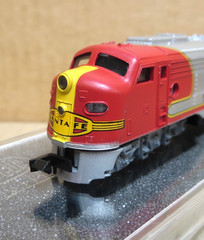 Con-Cor 0001-2724 E8 Santa Fe Powered A Unit N-Scale LN