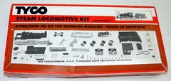 TYCO OHO 7712 1880 TWELVE WHEELER 4-9-0 UNDECORATED STEAM LOCOMOTIVE KIT (L78)