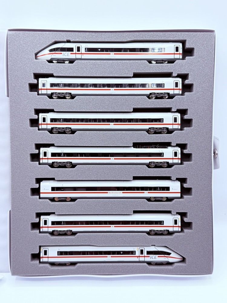 KATO K10950 ICE4 DB BR412 7 Car Basic Set N Scale Complete Box Papers EUC