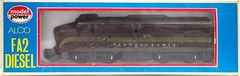 MODEL POWER, CAT #822, ALCO FA2 DIESEL, PENNSYLVANIA RR #5772, LIGHTED, POWERED