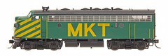 MKT Missouri Kansas Texas F7A Diesel Locomotive 72C InterMountain #69292 N SCALE