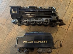 Scientific Toys Polar Express Locomotive With Tender & Remote Control TESTED
