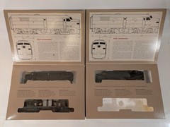 HO Alco FA/FA Set (Powered + Dummy) Undecorated DC NIB NOS #8383×2