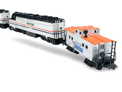 #7601 Life-Like N Scale Amtrak F40 Locomotive w/Dummy and Caboose Set