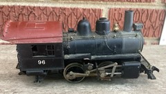 RIVAROSSI 1225 BALTIMORE & OHIO B&O 0-4-0 SWITCHER LOCOMOTIVE #96 AS IS