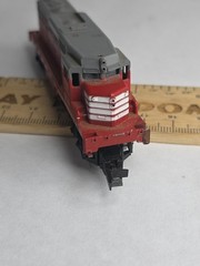 As Is Arnold Rapido N Scale GP30 Diesel Locomotive Burlington 974 Runs Poorly