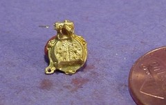 HO/HOn3 BRASS STEAM LOCOMOTIVE FIREBOX DOOR WISEMAN BACK SHOP PART HBS290