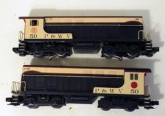 MTH RAILKING PITTSBURGH WEST VIRGINIA FM H10-44 NON-POWERED & POWERED ENGINES