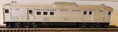Lionel 404 B&O Baggage- Mail Rail Diesel Postwar O-gauge 1957