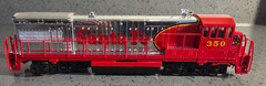 Bachmann HO Santa Fe #350 Chrome GE U36B Diesel Locomotive Lighted w/ Box