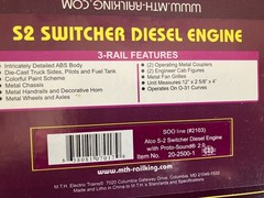 MTH PREMIER SOO LINE ALCO S-2 SWITCHER DIESEL ENGINE PS2 20-2500-1 O SCALE w/BCR