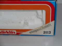 Rare Marklin 3113 OBB Steam Tank Loco. 3 rail AC.Excellent Cond.Lights.HO. Boxed