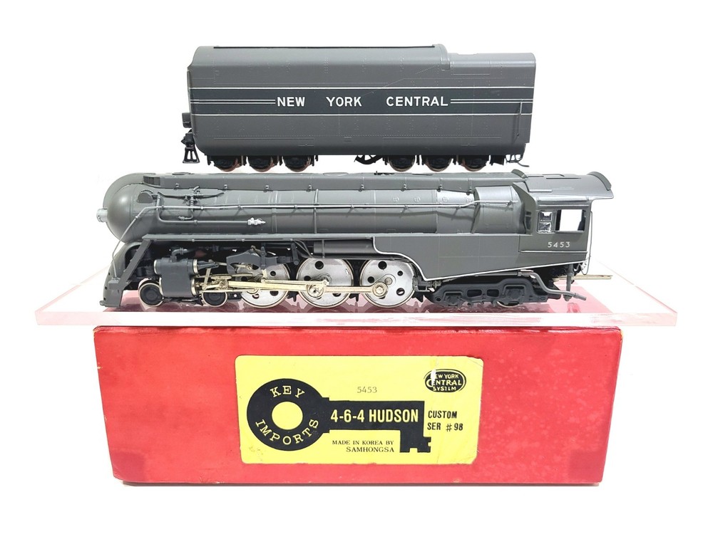 Key Imports Samhongsa NYC 4-6-4 Hudson New York Central #5453 HO Brass CS #98