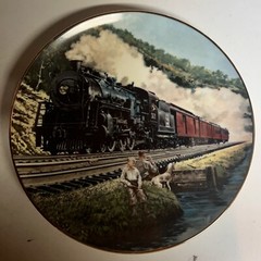 Lionel 773 Hudson Steam Engine W/ Madison Cars Train Plate