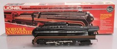 Lionel 6-8100 O Gauge Norfolk & Western 4-8-4 Steam Locomotive & Tender #611 EX
