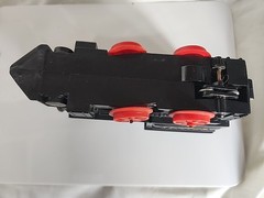 Marx Train Engine Black Plastic Vintage Battery Powered Toy