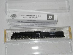N Bachmann #58153 Santa Fe 4-8-4 Steam Locomotive #3780 w/ Tender LNIB see video