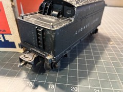 Lionel O Train 2666T TENDER Box Coupler 1941 Version w/Box & InsertCardbd Lot D