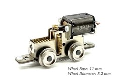 N/HOn30/HOe/009/O9 Scale Aru-Model Locomotives Power Drive Chassis D5.2mm H0e