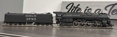 Pacific Fast Mail HO Brass Northern Santa Fe 4-8-4 C/Ptd. #3783 – Used & Tested!