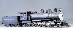 HO Brass 2-8-2 Logging Steam Locomotive, Northwest Lumber Co., Super Rare