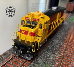 Rapido 18560 HO Scale B36-7 Diesel ATSF #7497 Kodachrome Lok Sound Equipped