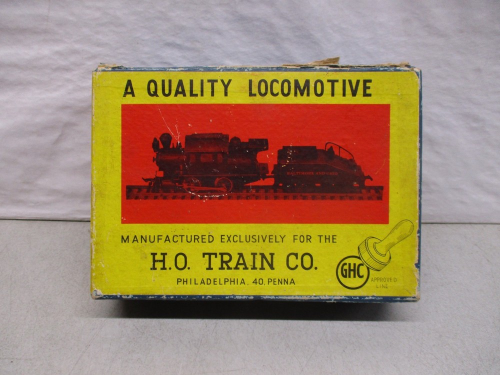 Diamond Stack Mother Hubbard Camel Back Locomotive and Tender 0-4-0 HO Scale