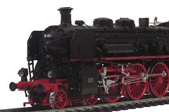 HO MTH Die-Cast Class 18.4 3 Rail AC Steam Engine w/DCC, Sound, Smoke 80-3217-5