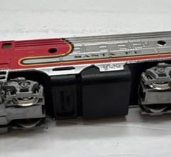 Bachmann Santa Fe Locomotive #307 Diesel Red Silver Tested Vintage Train
