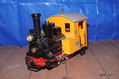 LGB 92079 G Spur 1:22.5 Analog DC Steam Locomotive Yellow OHO