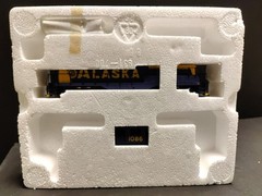 HO Walthers Trainline EMD GP9M Loco Alaska RR #1802 & caboose #1086 NEW IN BOX
