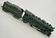 Marx 666 O Gauge NYC 2-4-2 Diecast Loco & New York Central Tender Exc Runs 1955