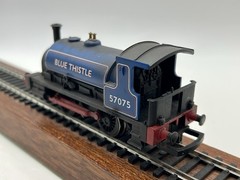 OO Hornby R1130 0-4-0 Industrial Saddle Tank Locomotive ‘Blue Thistle’ WEATHERED
