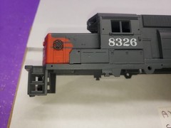 SD40T-2 SHELL ONLY SOUTHERN PACIFIC HO SCALE LOCOMOTIVE SD40T-2 DYNAMIC BRAKE