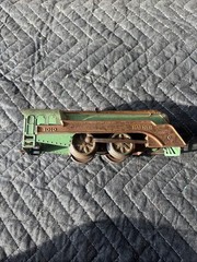 Vintage Hafner 1010 Windup Wind Up Train Locomotive With KEY – WORKS!